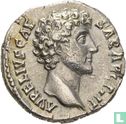 Caesar Marcus Aurelius 139-161, AR denier Rome 145-47 - Image 2