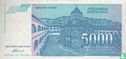 Yougoslavie 5.000 Dinara 1994 - Image 2