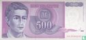 Yugoslavia 500 Dinara 1992 - Image 1