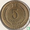 Chili 5 centesimos 1964 - Afbeelding 1