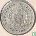 Chile 20 centavos 1879 (type 2) - Image 2