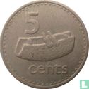 Fidji 5 cents 1973 - Image 2