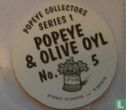 Popeye & Olive Oyl aan stuurwiel
