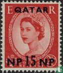 Queen Elizabeth II with overprint - Image 1