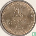 Territoire français des Afars et des Issas 20 francs 1975 - Image 2