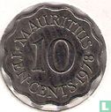 Mauritius 10 cents 1978 - Image 1