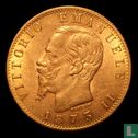 Italië 20 lire 1873 (M) - Afbeelding 1