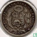 Peru 1 dinero 1897 (VN) - Image 1