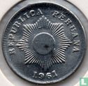 Pérou 1 centavo 1961 - Image 1