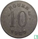 Rouen 10 centimes 1920 - Afbeelding 1