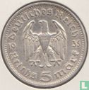 Empire allemand 5 reichsmark 1935 (G) - Image 1