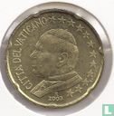 Vaticaan 20 cent 2003 - Afbeelding 1