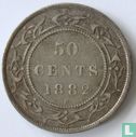 Newfoundland 50 cents 1882 - Afbeelding 1