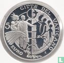 Vaticaan 5 euro 2009 (PROOF) "42nd world day of Peace" - Afbeelding 2