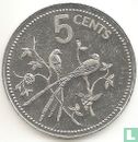 Belize 5 cents 1977 "Fork-tailed flycatchers" - Afbeelding 2