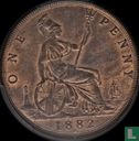 Großbritannien 1 Penny 1882H (convex shield) - Bild 1