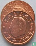 Belgium 1 cent 1999 (large stars) - Image 3