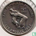 Cuba 1 peso 1983 "1984 Summer Olympics in Los Angeles - Judo" - Image 1
