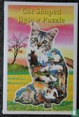 Cat Shaped Jigsaw Puzzle - Afbeelding 1