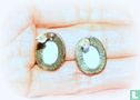 Mooie ovale vintage oorstekers Afmetingen 2x1,5 cm. - Bild 2