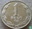Chili 1 peso 1988 - Image 1