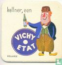 Hollande kellner, een Vichy Etat / Dit is een van de 30 bierviltjes "Collectie Expo 1958". - Afbeelding 1