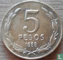 Chili 5 pesos 1988 - Image 1