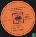 The Dave Brubeck Quartet at Carnegie Hall Vol. 1  - Image 3