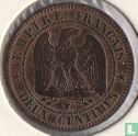France 2 centimes 1856 (W) - Image 2