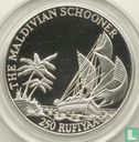 Maldiven 250 rufiyaa 1990 (AH1410 - PROOF) "Maldivian schooner" - Afbeelding 2