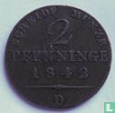 Prusse 2 pfenninge 1842 (D) - Image 1