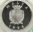 Malta 5 liri 1994 (PROOF) "Sailing ship Valletta" - Afbeelding 1