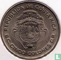 Costa Rica 5 colones 1975 "25 years Central Bank" - Image 2
