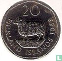 Falkland Islands 20 pence 1983 - Image 1