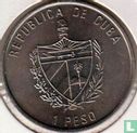 Cuba 1 peso 1992 "Saint George Palace in Barcelona" - Afbeelding 2