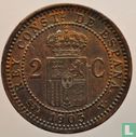 Spanje 2 centimos 1905 - Afbeelding 1