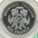 Togo 500 francs 2008 (PROOF) "50th anniversary Gorch Fock" - Afbeelding 2