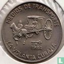 Kuba 1 Peso 1984 "Means of transportation - Volanta coach" - Bild 1