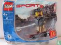 Lego 7921 McDonald's Sports Set Number 7 - Gray Vest Skateboarder polybag - Image 1