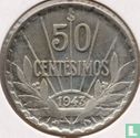 Uruguay 50 centésimos 1943 - Image 1