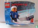 Lego 7920 McDonald's Sports Set Number 5 - Blue Hockey Player #4 polybag - Image 1