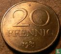 RDA 20 pfennig 1985 - Image 1