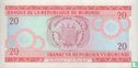 Burundi 20 Francs 1989 - Image 2