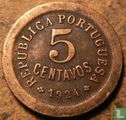 Portugal 5 centavos 1924 - Afbeelding 1