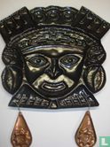 Inka masker met turqoise - Peru - Afbeelding 3