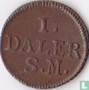 Suède 1 daler S.M. 1716 - Image 2