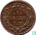 Zweden 1 daler S.M. 1719 - Afbeelding 2