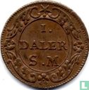 Sweden 1 daler S.M. 1718 (Apollo) - Image 2