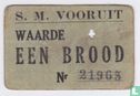 Waarde EEN BROOD, S.M. VOORUIT (groen, afgeronde hoeken) - Image 1