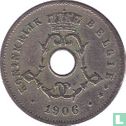 België 5 centimes 1906 (NLD - met kruis op kroon) - Afbeelding 1